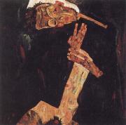 Egon Schiele The Poet oil on canvas